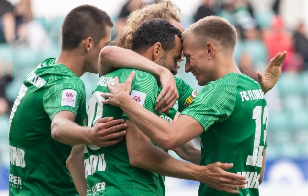 FC Flora võidu arhitektid olid Sergei Zenjov ja Tony Varjund. Foto: Andrei Smetana (arhiiv)