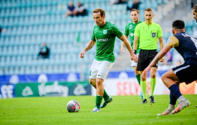 Konstantin Vassiljev mängus Narva Transi vastu. Foto: Mauri Levandi