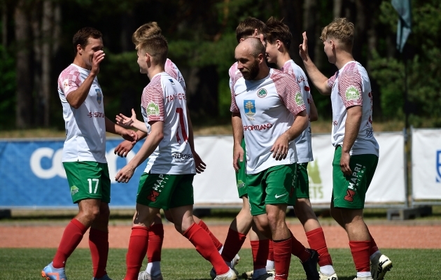 FC Elva saavutas Paides 90+2. minutil 4:3 võiduvärava. Foto: Imre Pühvel (arhiiv)