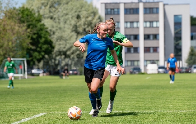 Treibergil on tänavusest hooajast Saku Sportinguga kirjas seitse väravat. Foto: Liisi Troska / jalgpall.ee