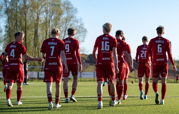 Harju Laagri mängijad. Foto: Liisi Troska / jalgpall.ee (arhiiv)