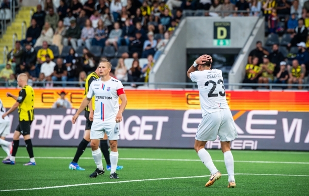 Paide sai värskel 1:6 lüüa. Levadia kaotas kahe nädala eest 1:5. Foto: Liisi Troska / jalgpall.ee