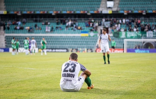 Kui kaks aastat tagasi kaotas Levadia Islandil 1:6, siis Floral õnnestus sama vastasega samas kohas teha tänavu 1:1 viik. Foto: Jana Pipar