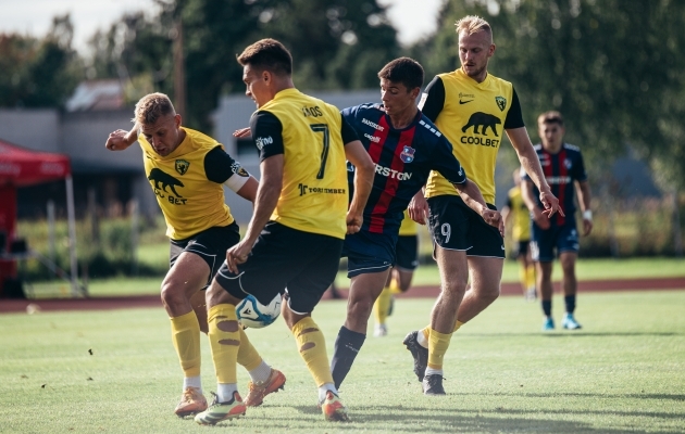 Dimitri Jepihhin lõi Paide Linnameeskonna võiduvärava. Foto: Liisi Troska / jalgpall.ee