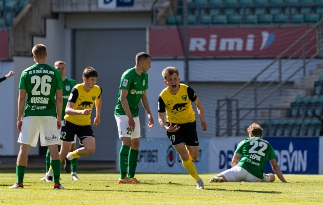 Mais alistas Pärnu Vaprus A. Le Coq Arenal Tallinna Flora. Kuidas läheb nüüd? Foto: Katariina Peetson / jalgpall.ee