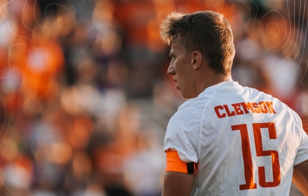 Alex Meinhard. Foto: Clemson Men's Soccer / X