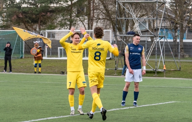 Kui Kuressaare viimati Transi võõrustas, lõid kodused viis väravat. Foto: Allan Mehik