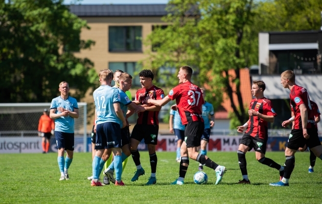 Tallinna Kalevi ja Nõmme Unitedi eelmine omavaheline kohtumine. Foto: Anna Andreas