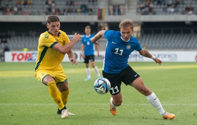 Leedule värava löönud Lepik septembris koondist ei esinda. Foto: Liisi Troska / jalgpall.ee