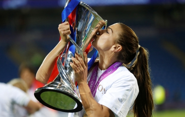 2017. aastal võitis Alex Morgan Lyoni ridades Meistrite liiga. Foto: Carl Recine / Reuters / Scanpix