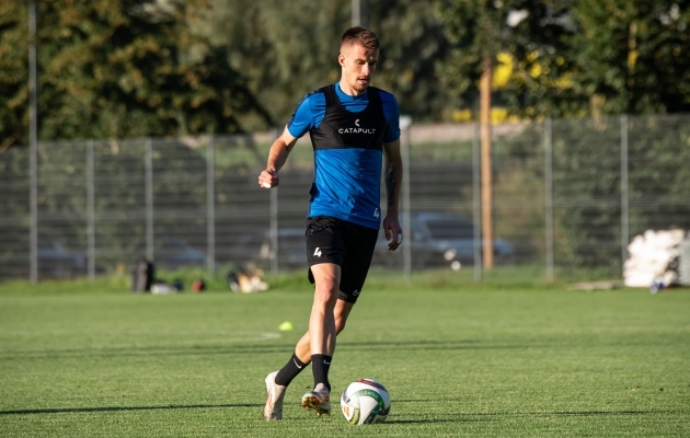 Mattias Käit ei saa koondist aidata, vaid peab keskenduma tervise parandamisele. Foto: Liisi Troska / jalgpall.ee