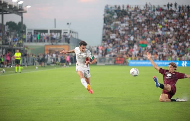 Mäng, mida Kartau Stadio Pier Luigi Penzol vaatamas käis, lõppes Venezia 0:1 kaotusega. Foto: Scanpix / Mattia Radoni / IPA via ZUMA Press