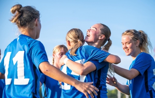 Eesti U19 neidude koondis võitis Balti turniiri. Foto: Liisi Troska / jalgpall.ee