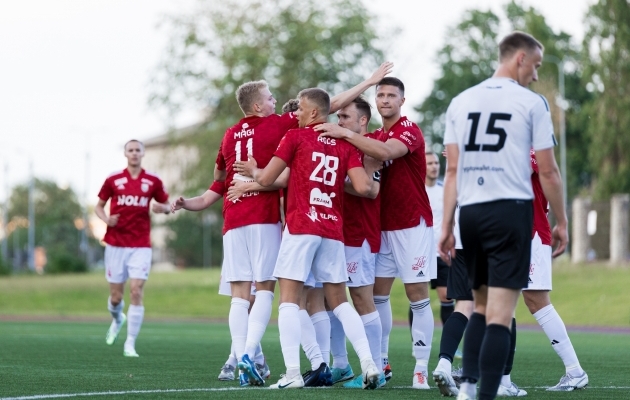 Welco teenis liigahooaja 13. võidu. Foto: Katariina Peetson / Jalgpall.ee