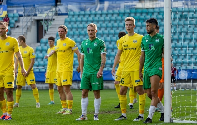 Viimati sai Levadia Kuressaare käest kõrvetada alles kahe kuu eest. Foto: Katariina Peetson / jalgpall.ee