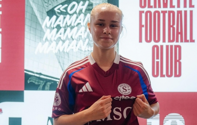 Jaanika Volkovist sai Servette'i mängija. Foto: Servette Football Club Chenois Feminin / Facebook