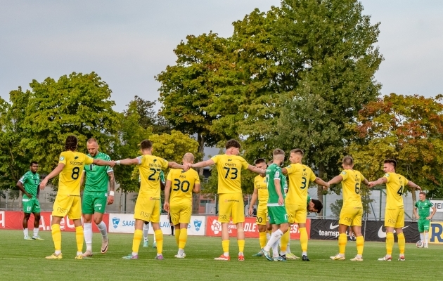 Kuressaare kaitsemüüri ületamiseks läks tarvis Joao Pedro meisterlikkust. Foto: Allan Mehik