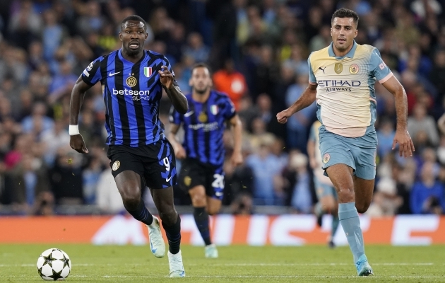 Kuidas alustavad Meistrite liiga hooaega Manchester City ja Milano Inter? Foto: Scanpix / Andrew Yates / CSM via ZUMA Press Wire