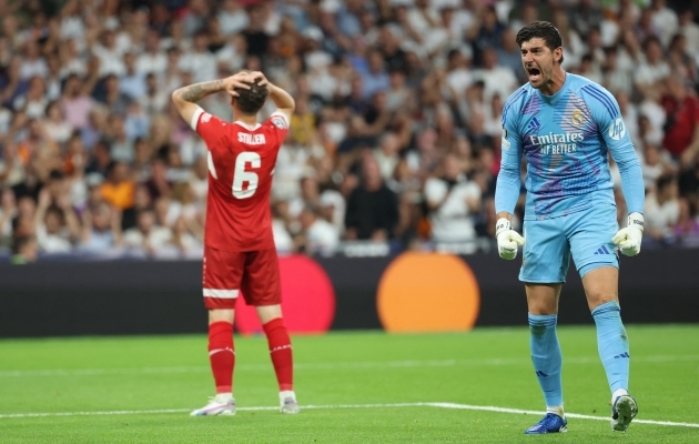 Real Madridi väravavaht Thibaut Courtois. Foto: Scanpix / Thomas COEX / AFP