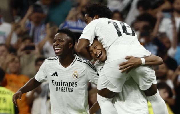 Real Madrid sai kraanid valla alles teisel poolajal. Foto: Scanpix / Sergio Perez / EPA