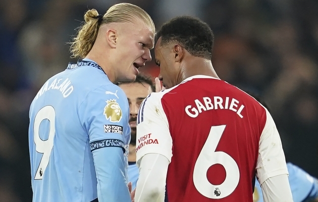 Manchester City ja Arsenal etendasid liidrite väärilise lahingu. Foto: Dave Thompson / AP Photo / Scanpix