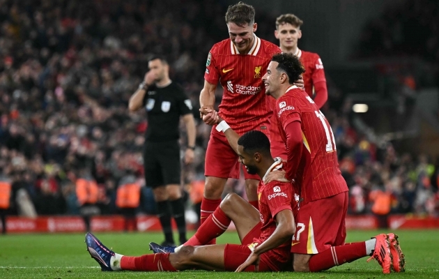 Liigakarika võitu kaitsev Liverpool alustas kodus West Hami vastu hoogsalt. Foto: Paul Ellis / AFP / Scanpix