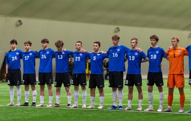 Eesti U17 noormeeste koondis. Foto: Katariina Peetson / jalgpall.ee