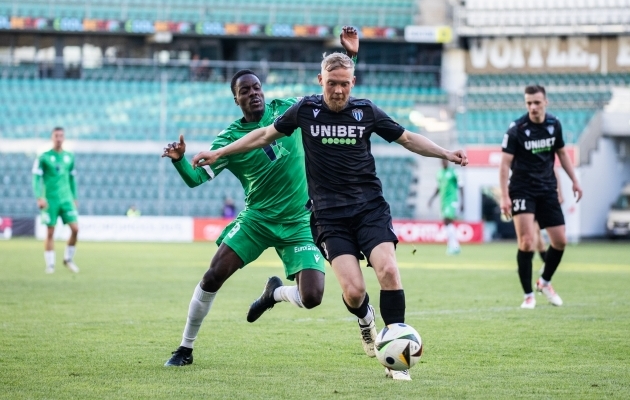 Levadia on Kalevit tänavu võitnud kaks korda, üks mäng jäi viiki. Foto: Jana Pipar