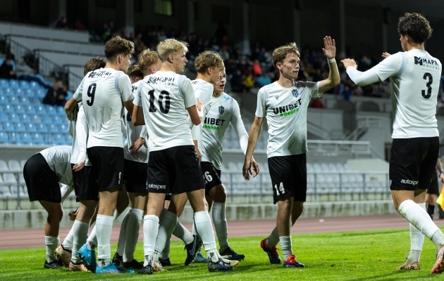 Kalev U19 mängib kolmapäeval võõrsilmängu Santa Coloma eakaaslastega. Foto: Katariina Peetson / jalgpall.ee