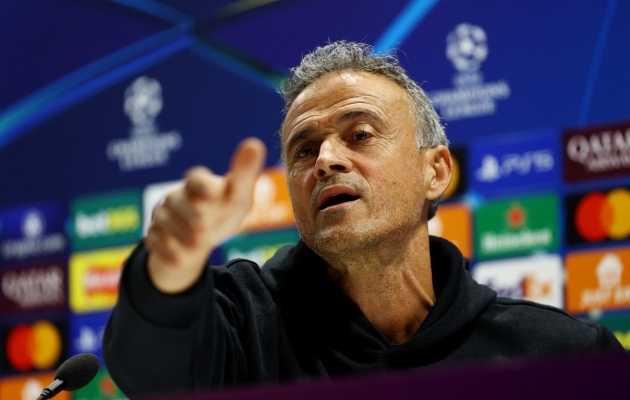 PSG peatreener Luis Enrique. Foto: Scanpix / Matthew Childs / Action Images via Reuters