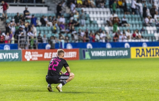 Vägevas hoos Kalju duubel sai Esiliiga B-s tehnilise kaotuse. Foto: Brit Maria Tael