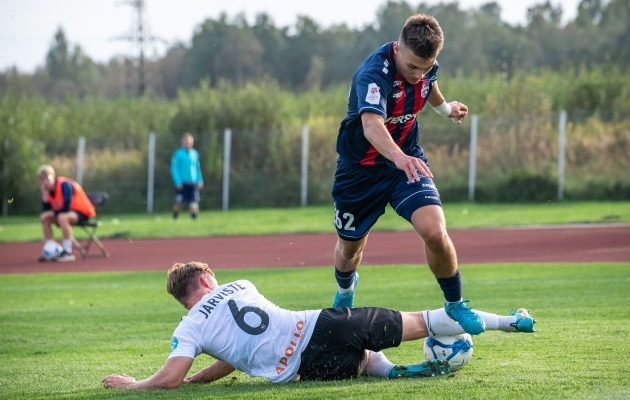 Nõmme United ja Paide Linnameeskond lähevad voorule vastu väga erinevast seisust. Foto: Liisi Troska / jalgpall.ee