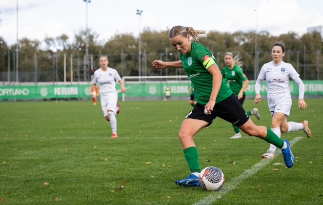 FC Flora tugitala Lisette Tammik. Foto: Katariina Peetson / jalgpall.ee