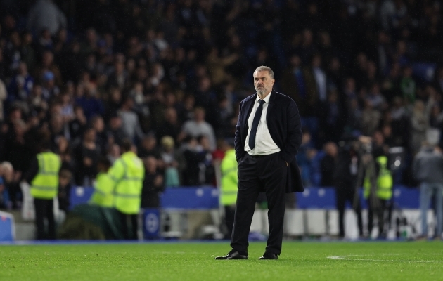 Ange Postecoglou tõdes, et kaotus Brightonile oli tema Tottenhami-ajastu halvim. Foto: Scanpix / Paul Terry / CSM via ZUMA Press Wire