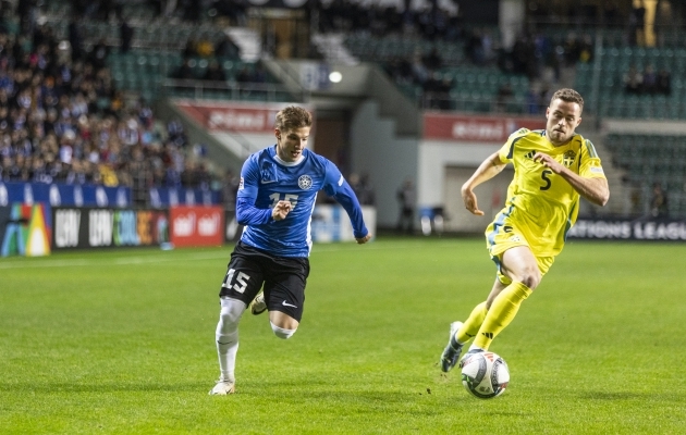 Eesti koondise standardolukordi toimetas Ioan Yakovlev, kes koduklubis antud rollis ei ole. Foto: Brit Maria Tael