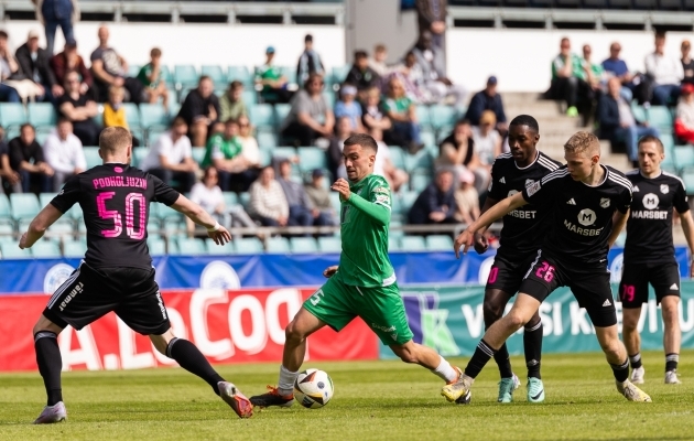 Mavretic tegutsemas Levadia südamikus. Foto: Katariina Peetson / jalgpall.ee