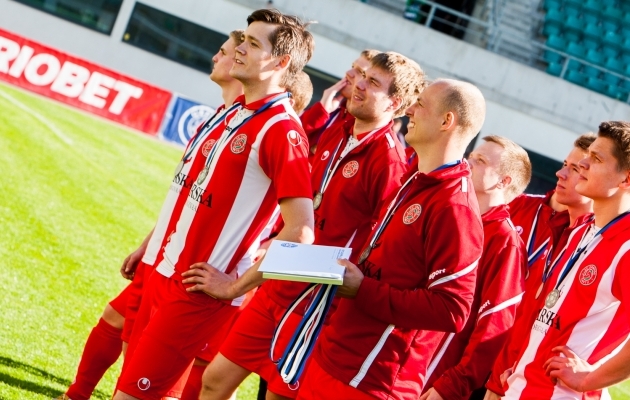 Tänu Narva Transi seljatamisele jõudis Tartu Santos hooajal 2013/14 lõpuks karikafinaali välja ja teenis eurosarjapääsme. Foto: Gertrud Alatare