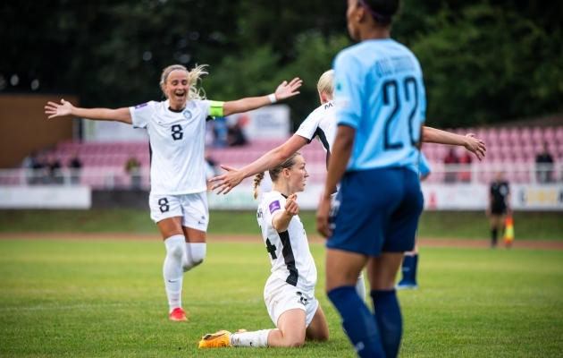 Eesti naiste koondise mänge näitab Soccernet TV. Foto: Liisi Troska / jalgpall.ee