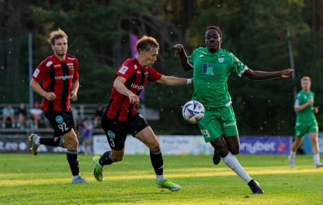 Levadia ja Unitedi vaheline suvine duell Männikul. Foto: Katariina Peetson / jalgpall.ee