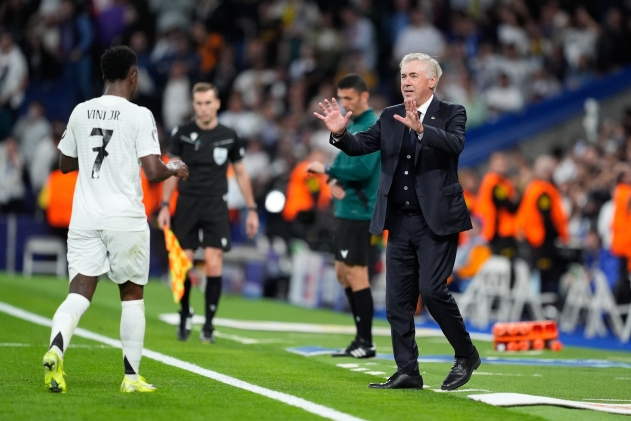 Vinicius Junior ja Carlo Ancelotti. Foto: Oscar J. Barroso/AFP7 via ZUMA Press Wire/Scanpix