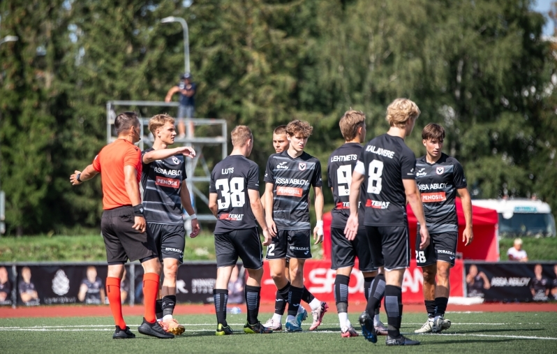 Viimsi JK püsib Premium liiga kursil. Foto: Liisi Troska / jalgpall.ee (arhiiv)