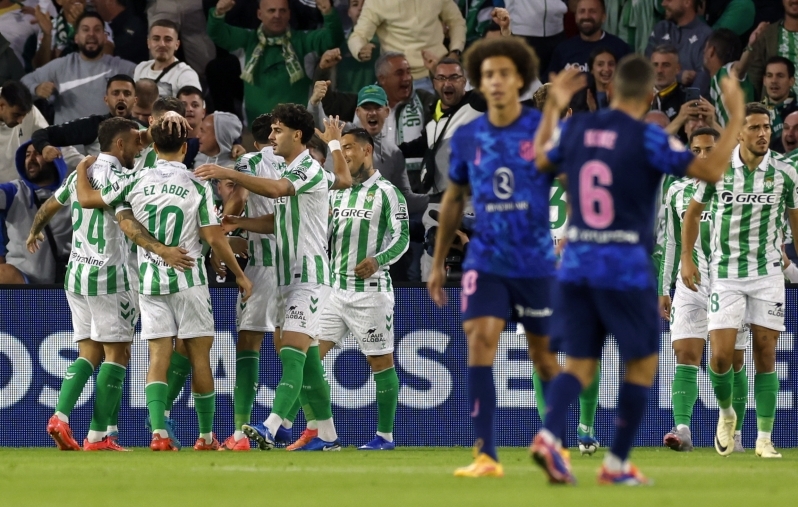 Real Betis rõõmustas, sest võitis Atletico Madridi 1:0. Foto: Scanpix / Julio Munoz / EPA