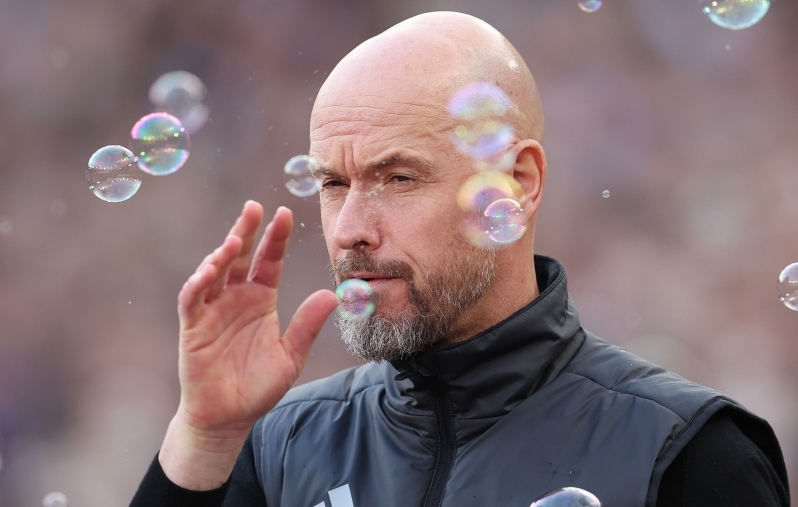 Erik ten Hag tunnetas sel hooajal kolmandat korda ülekohut. Foto: Scanpix / Paul Terry / CSM via ZUMA Press Wire