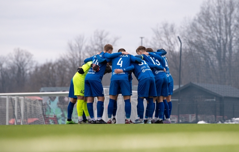 Tabasalu mängijad. Foto: Liisi Troska / jalgpall.ee