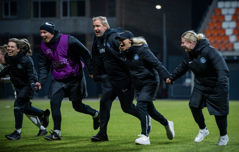 Eesti naiste koondis võitis Balti turniiri. Foto: Liisi Troska / jalgpall.ee