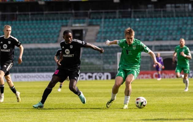 Michael Schjønning-Larseni (paremal) head esitused Levadia särgis on avanud ukse ka koondisesse. Foto: Katariina Peetson/jalgpall.ee