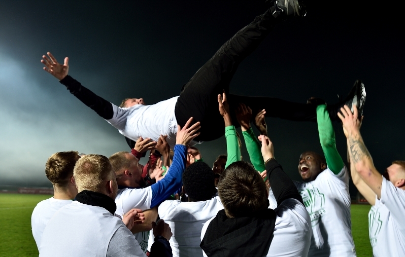 Levadia võitis Curro Torrese juhendamisel Eesti meistritiitli. Foto: Imre Pühvel