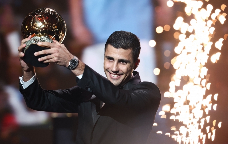 Rodri oleks Ballon d'Ori valimisel pannud Viniciuse kolmandaks