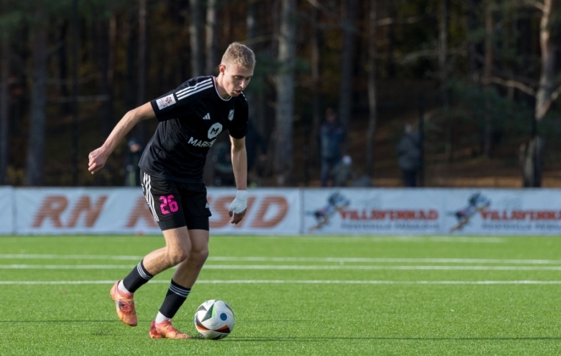 Kalju kasvandik Rommi Siht tegi läbimurdeaasta. Foto: Katariina Peetson / jalgpall.ee