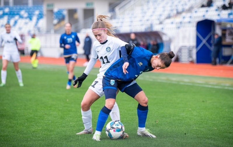 Anette Salei tegi särava esituse. Foto: Liisi Troska / jalgpall.ee